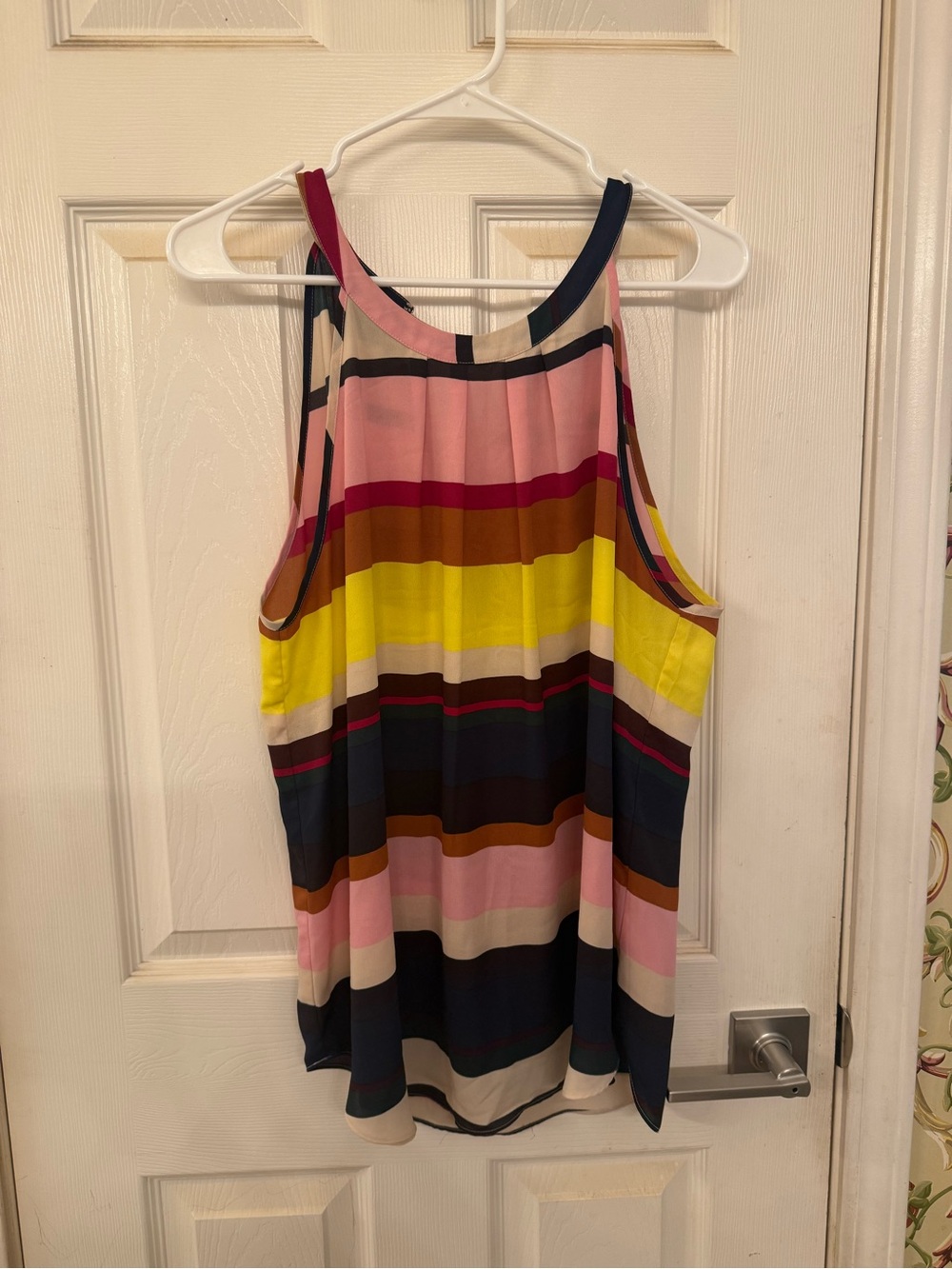 Striped Multi-Color Halter Top
